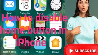 How to disable home button in iphone #iphone 15 # disable home button