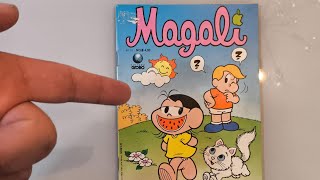 Review Magali número 12, editora Globo, ano 1989