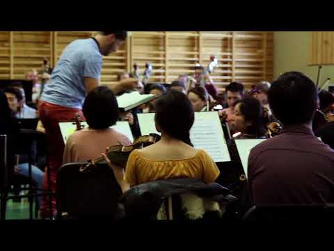 Behind the scenes Verbier Festival 2018 - Rehearsal VFO conducted by Stanislav Kochanovsky