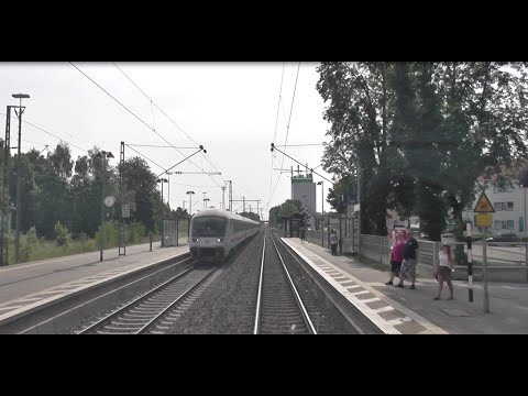 Führerstandsmitfahrt Braunschweig Hbf - Helmstedt - Magdeburg Hbf [Zeitraffer]