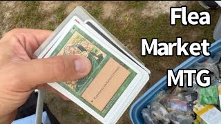 Stacks of MTG at the Pre-Dawn Flea Market