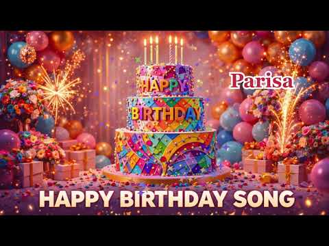 parisa Happy Birthday Song 🎵 | Happy Birthday Upbeat Remix | Top Birthday Remix 2026