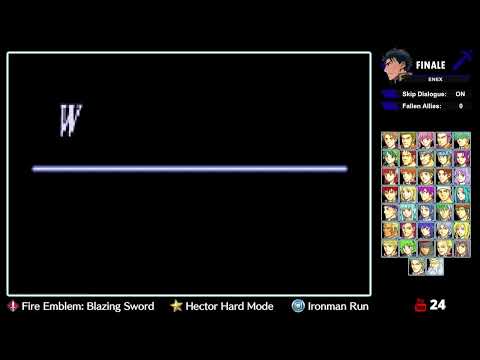 [Stream #374] Fire Emblem: Blazing Sword ~ Hector Hard Mode (Ironman Run) [PART 5/FINALE]