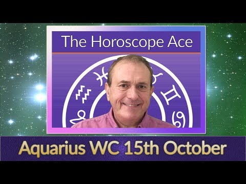 Aquarius Weekly Horoscope from 15th October - 22nd October