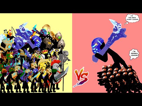 Giant Leader And Zombie Leader In Who Will Win? - Stick War Legacy