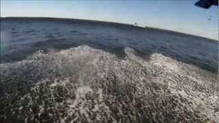 preview picture of video 'Waveblaster Surf riding - Hampton Beach 9-16-2012'