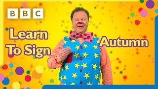 Learn to sign Autumn 🍁🍂 | Mr Tumble and Friends gameplay video by orangeclass, 2:15 duration