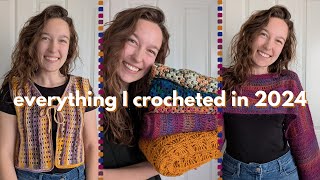 everything I crocheted in 2024