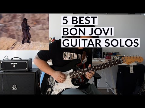 5 BEST Bon Jovi / Richie Sambora Guitar Solos (BOSS Katana free patches)