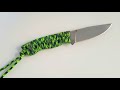 Making A Bushcraft Knife With Paracord Handle