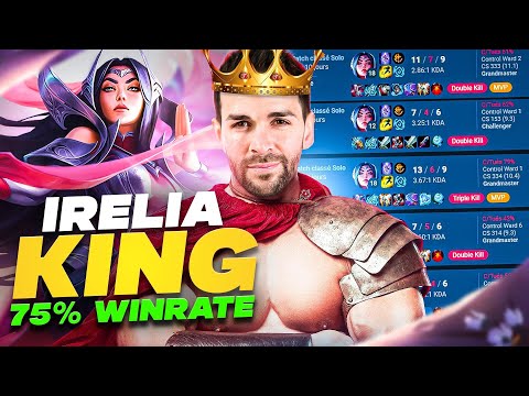 LA MEILLEURE IRELIA DU MONDE EST INSANE ! GUIDE pour 1v9 (75% WINRATE)