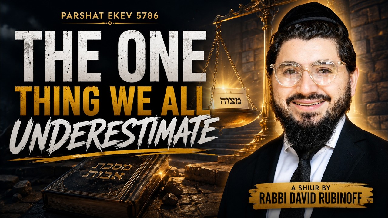 The Greatest Mitzvah Might Be the One You Ignore | Ekev 5786 | Rabbi David Rubinoff