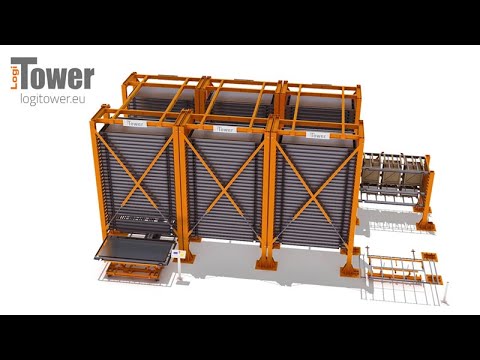 MultiLogitower - sheet metal, long bars heavy and untypical goods