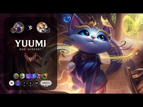 Yuumi Support vs Lux - KR Grandmaster Patch 12.22