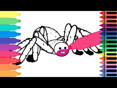 <h1 class=title>Itsy Bitsy Spider - How to Draw Spider - Nursery Rhymes for Kids | Tanimated Toys</h1>