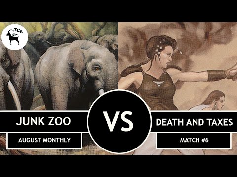 Junk Zoo vs Death and Taxes - Premodern Monthly Open August 2021 Match #6