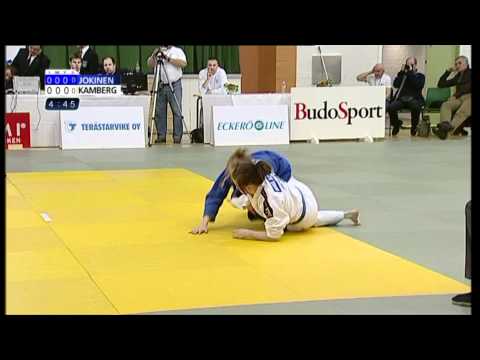 Anniina Jokinen - Miia Kamberg SM-judon 48 kg:n finaalissa 2.4.2011