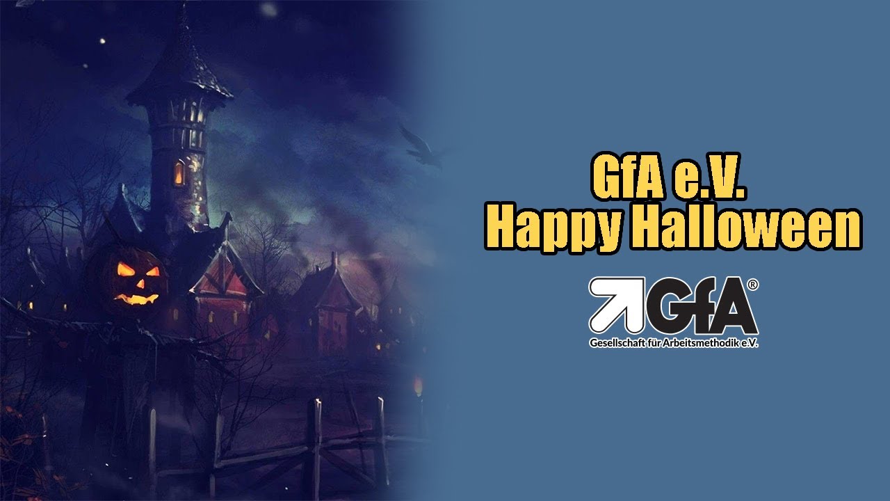 Happy Halloween 2020 wünscht die GfA e.V.