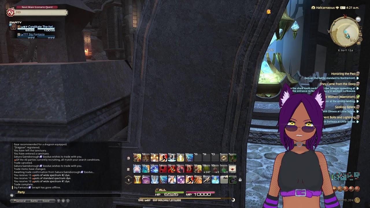 [Final Fantasy XIV Heavensward] Doing a couple daily roulettes then MSQ.