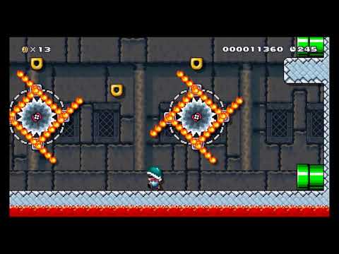 Super Mario Maker Official Makers Course Bowser Bowser's Puzzle Dungeon