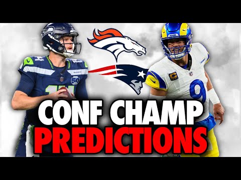 NFL Conference Championship Predictions for EVERY GAME!! | NFL Playoff Preview