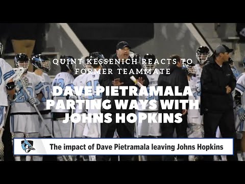 Quint Kessenich Reacts To Former Teammate Dave Pietramala Parting Ways With Johns Hopkins