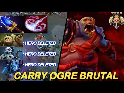 Dota 2 - Ogre Magi Carry Pro Damage Magic Full Gameplay 7.28c / Winner