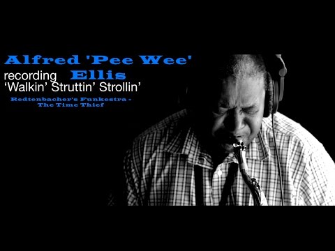 James Brown Musical Director Alfred 'Pee Wee' Ellis sax studio session