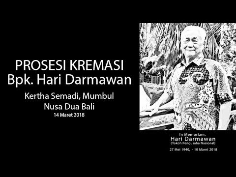 Prosesi Kremasi Hari Darmawan | Founding father Matahari deptartment store | Bali