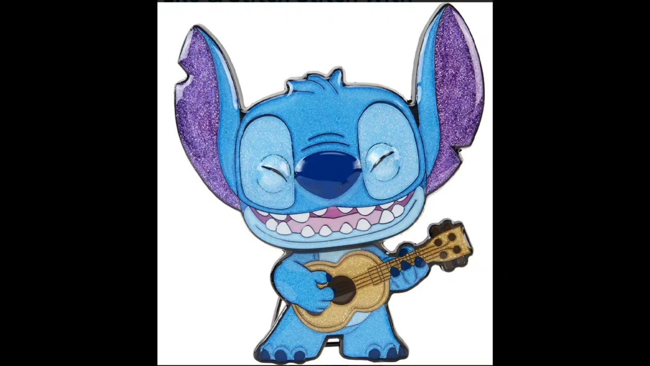 Lilo & Stitch Stitch With Ukulele Large Enamel Funko Pop! Pin #25
