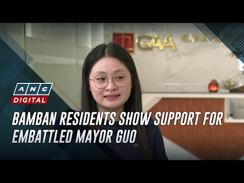 Bamban residents show support for embattled Mayor Guo