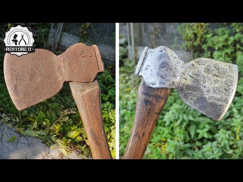 Vintage Rusty Carpenter's Axe | Full Restoration