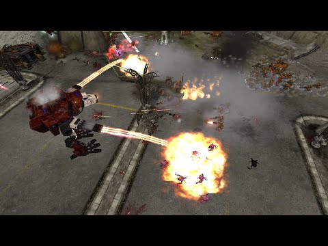 Imperial Forces vs Chaos Space Marines - Titanium Wars - Warhammer 40K Dawn Of War Soulstorm