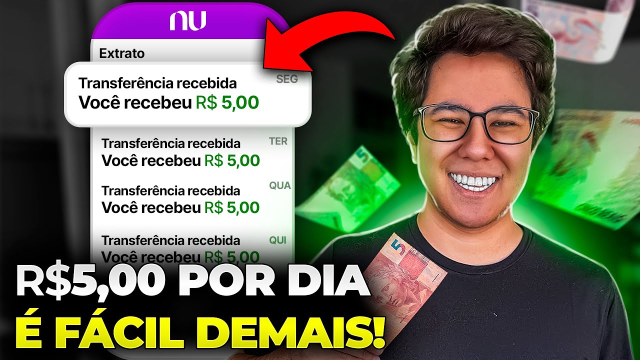 COMO GANHAR 5 REAIS POR DIA SEM FAZER NADA COM INVESTIMENTOS EM 2025!
