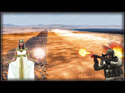 20.000 Cleopatra vs 1 Million Modern Soldiers - Ultra Epic Battle Simulator 2