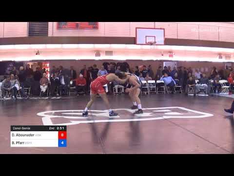 86 Kg Consolation Domenic Abounader Lebanon NYAC Vs Brett Pfarr Gopher Wrestling Club RTC