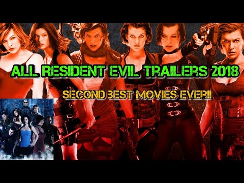 Resident Evil all trailers 2018