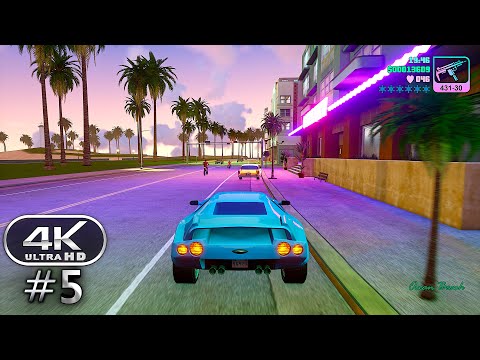 GTA Vice City Definitive Edition Gameplay Walkthrough Part 5 - PC 4K 60FPS No Commentary