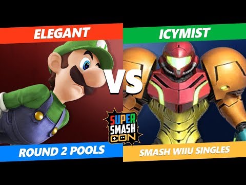 SSC 2019 SSB4 - NVR Elegant (Luigi) VS  IcyMist (Samus) Smash WiiU Round 2 Pools