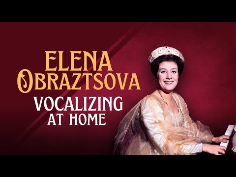 A rare video of Elena Obraztsova vocalizing at home.🗣️🎶