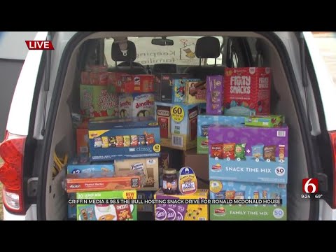 Watch: 98.5 The Bull Hosts 'Snacksgiving' Snack Drive For the Ronald McDonald House