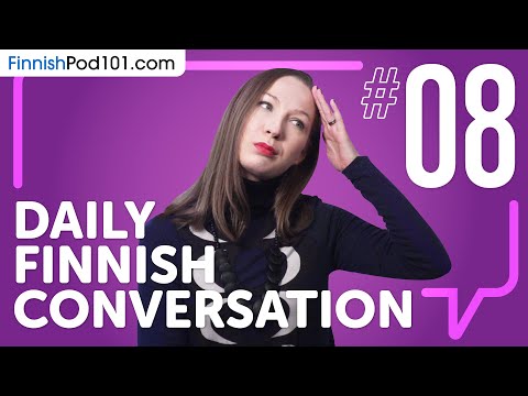 How to Talk About Likes and Dislikes and Order Food in Finnish | Daily Conversations #8