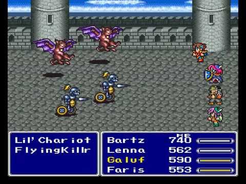 Stoveplay: Final Fantasy V (SNES) Part 19: Battle at the Big Bridge