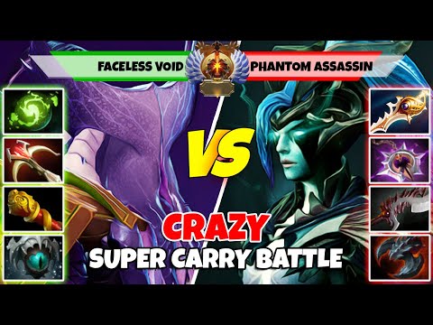 FACELESS VOID (Carry) vs PHANTOM ASSASSIN (Carry) - Battle Of Immortal Rank Dota 2 Players - Z Dota