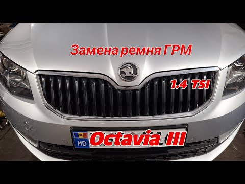 SKODA Octavia III 1.4 TSI (CHPA) - Замена ремня ГРМ своими руками (без специнструмента)