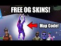 (WORKING) How To Get *FREE OG SKINS* In Fortnite To Flex! (Map Code)