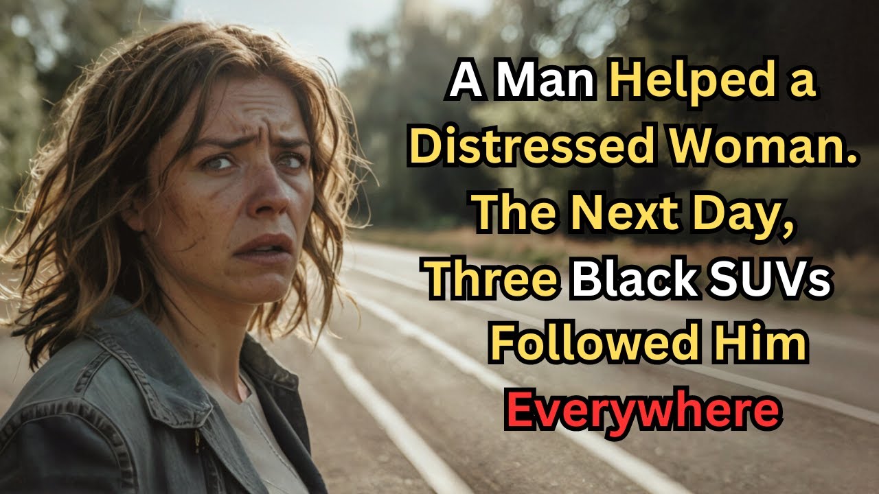 A Man Helped a Distressed Woman. The Next Day, Three Black SUVs Followed Him Everywhere