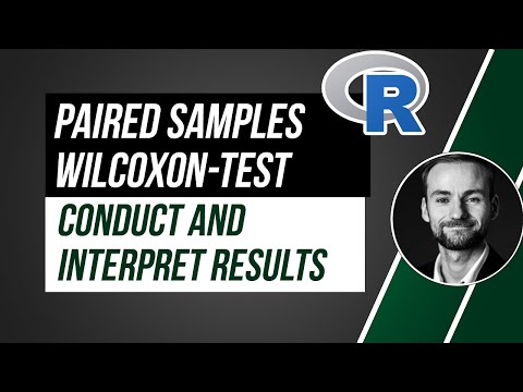 Paired Wilcoxon-test in R - calculation and interpretation
