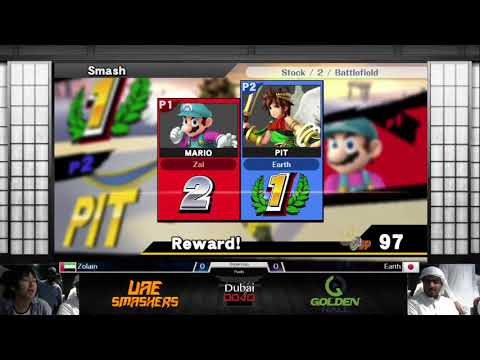 Dubai Dojo 2: Zolain (Mario) vs Earth (Pit) - Pools