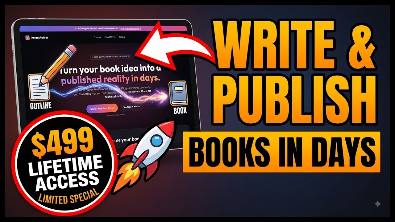 Instant Author video preview